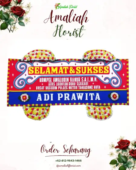 Papan Bunga Ucapan Selamat Selur